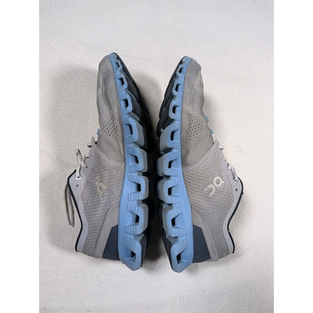 On Running Cloud X Alloy Grey Niagara Blue Mens Size 11 Shoes 40.99038 - Picture 4 of 9